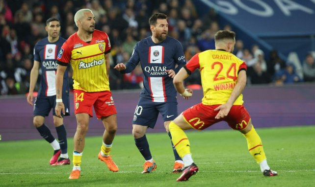 Lionel Messi face au RC Lens 