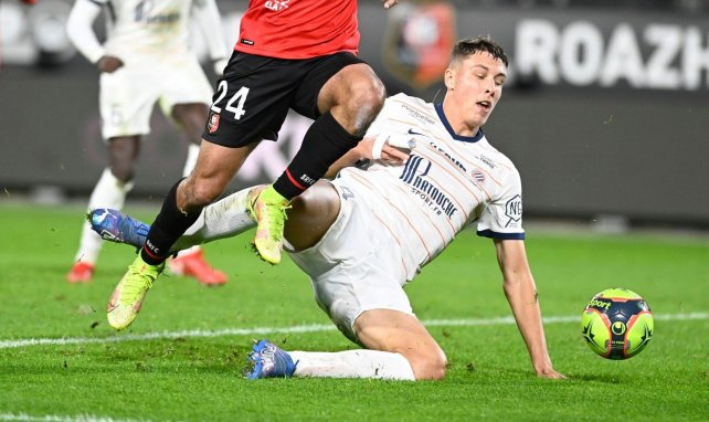 Maxime Estève sous les couleurs du Montpellier HSC