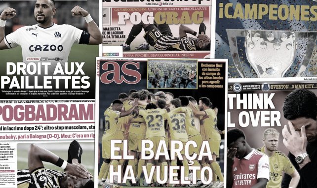 L’Italie en pleurs après la terrible rechute de Paul Pogba, le sacre du Barça fêté par toute l’Espagne 