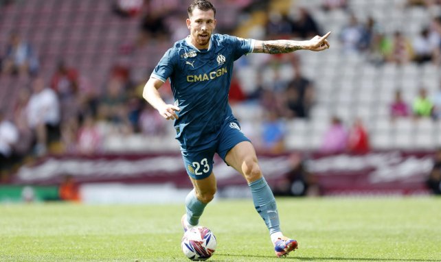 Pierre-Emile Højbjerg sous les couleurs de l'OM.