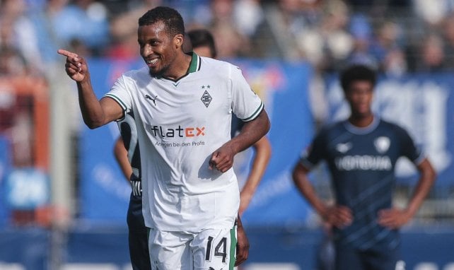 Alassane Pléa sous les couleurs du Borussia Monchengladbach