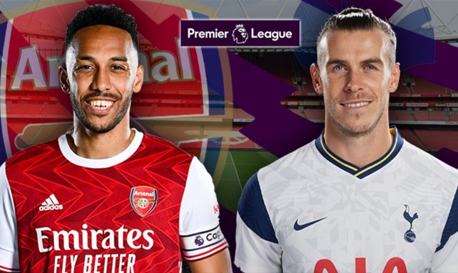 Pierre-Emerick Aubameyang (Arsenal) et Gareth Bale (Tottenham)