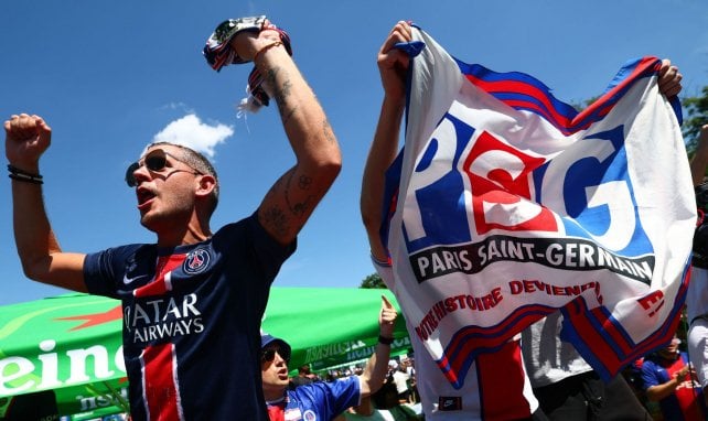 Des supporters du PSG à Munich
