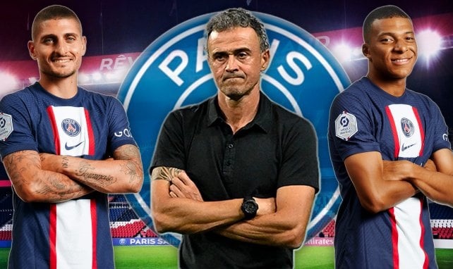 Verratti, Luis Enrique et Mbappé