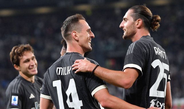 Rabiot et Milik avec la Juventus 
