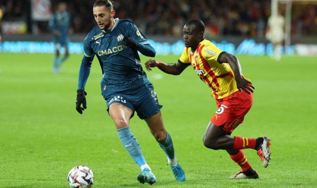 Adrien Rabiot en action avec l'OM.