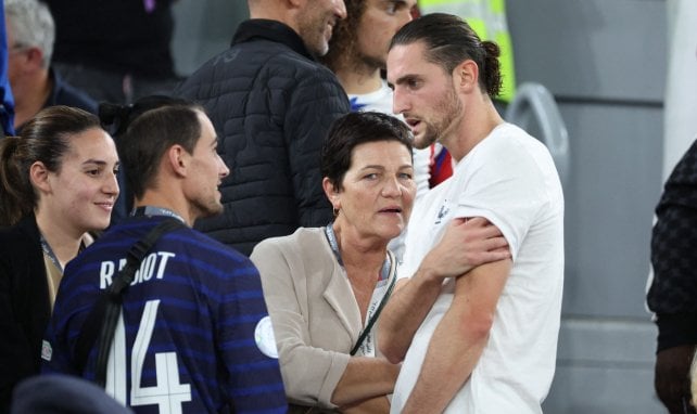 Véronique et Adrien Rabiot