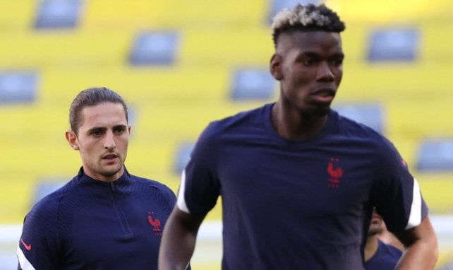 Adrien Rabiot et Paul Pogba