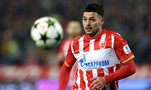 Nemanja Radonjic avec l'Etoile Rouge de Belgrade