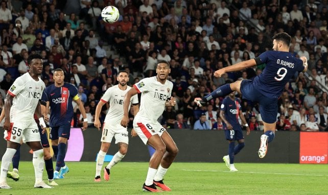 Gonçalo Ramos en action avec le PSG