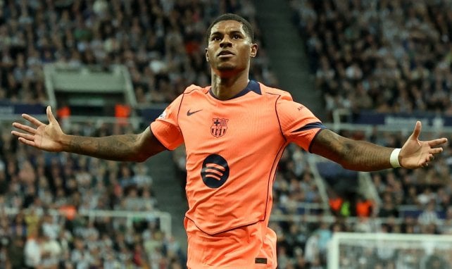 Marcus Rashford avec le FC Barcelone