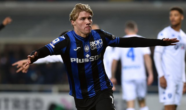 Rasmus Højlund sous les couleurs de l'Atalanta Bergame