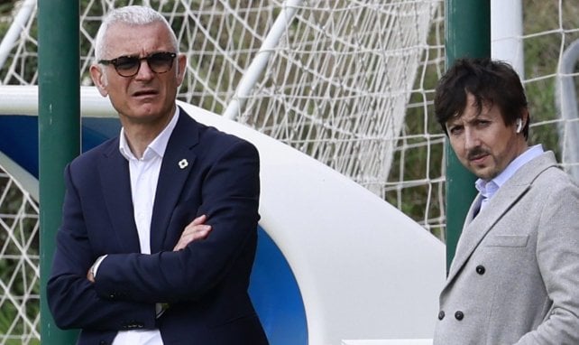 Fabrizio Ravanelli et Pablo Longoria