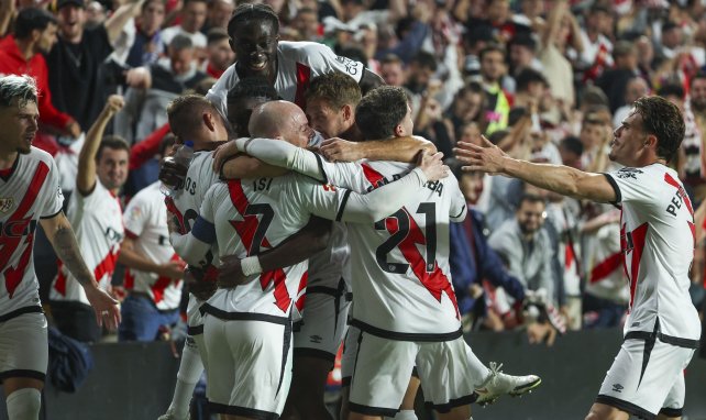 Rayo Vallecano, célébrant un but