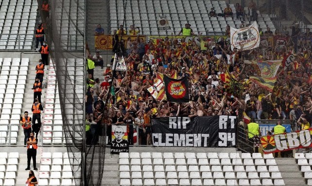 Les supporters du RC Lens au Stade Vélodrome.