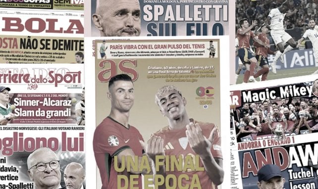 Le duel Ronaldo - Lamine Yamal enflamme le monde du foot, l’Angleterre moquée par la presse britannique