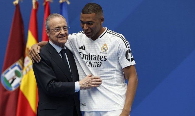 Florentino Pérez et Kylian Mbappé