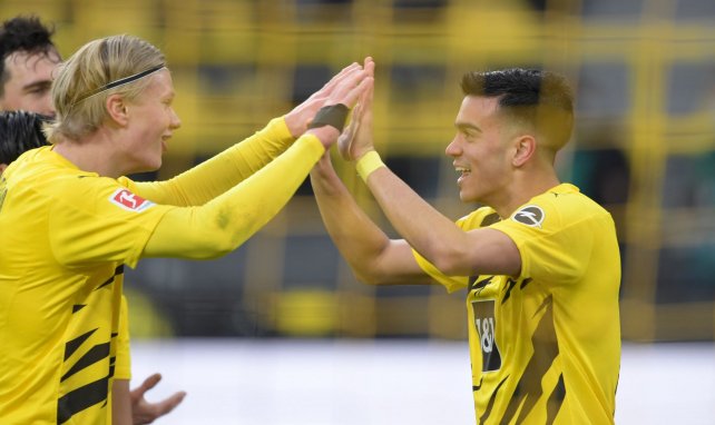 Reinier avec Haaland à Dortmund