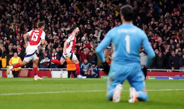 Declan Rice a marqué deux fois sur coup-franc face au Real Madrid