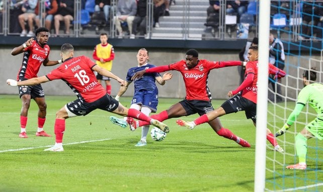 Maxence Rivera, buteur avec Dunkerque
