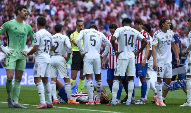 Le Real Madrid face à l'Atlético de Madrid