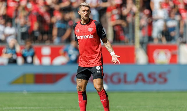 Robert Andrich, avec le Bayer Leverkusen