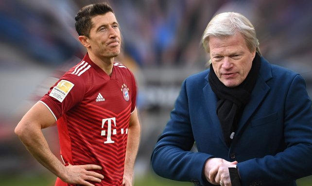 Robert Lewandowski et Oliver Kahn