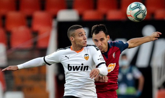 Rodrigo Moreno avec Valence contre Osasuna