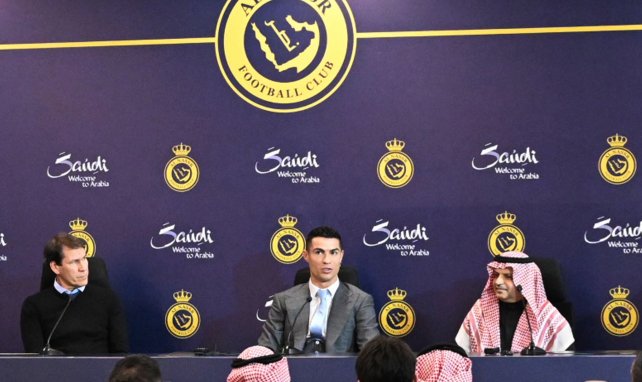 Cristiano Ronaldo lors de sa présentation à Al-Nassr