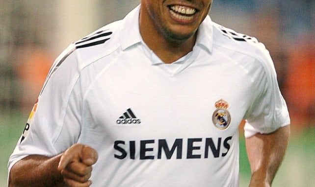 Ronaldo Nazario, dit R9, avec le Real Madrid