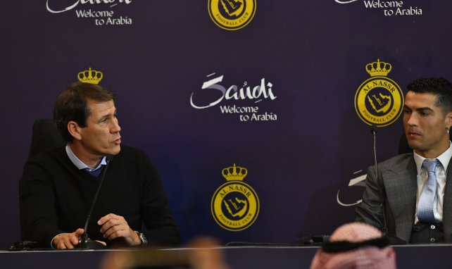 Rudi Garcia et Cristiano Ronaldo le 3 janvier dernier en conférence de presse