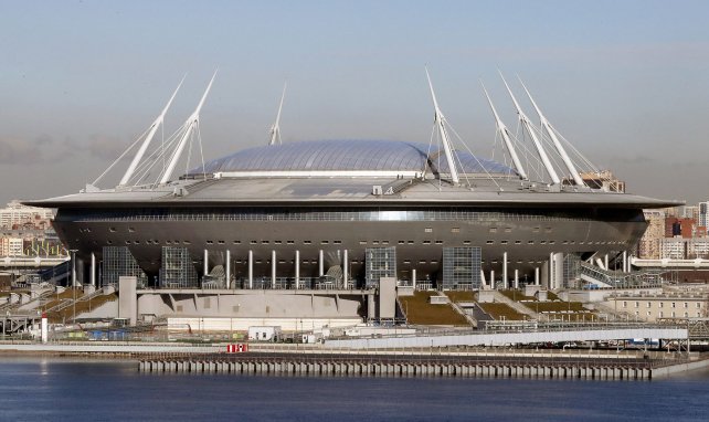 Le Stade de Saint-Pétersbourg en Russie