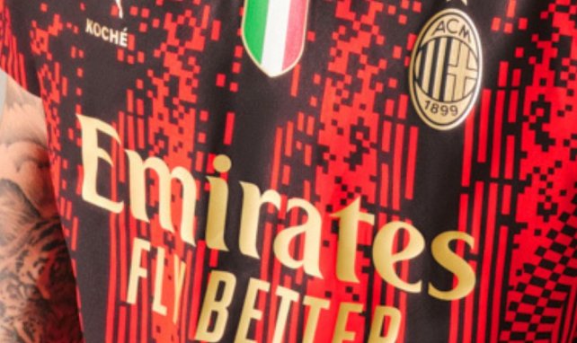 Le maillot fourth de l'AC Milan signé Puma et Koché