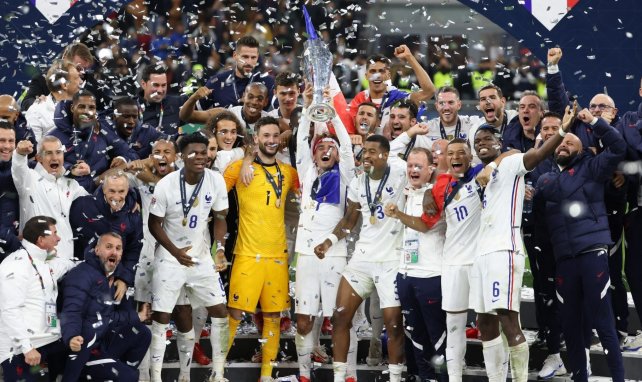 L'Équipe de France célèbre son sacre en Ligue des Nations