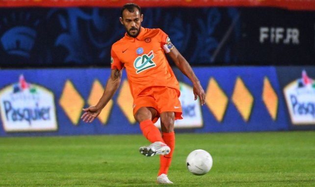 Vitorino Hilton sous le maillot de Montpellier