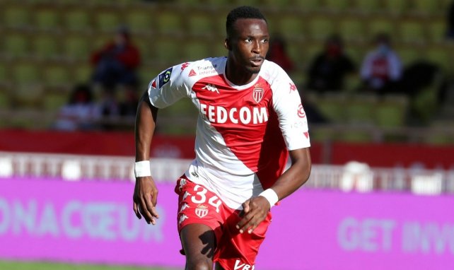 Chrislain Matsima sous le maillot de l'AS Monaco