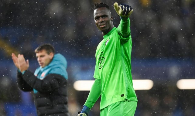Edouard Mendy sous le maillot de Chelsea