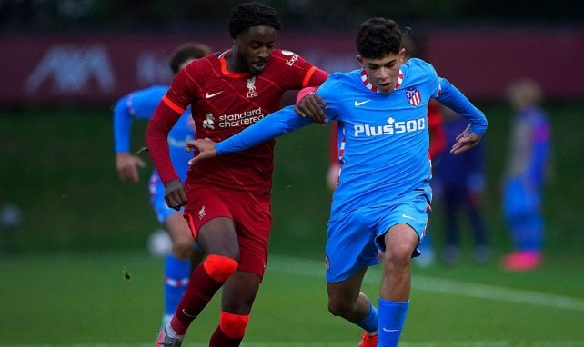 Salim El Jebari avec l'Atlético de Madrid