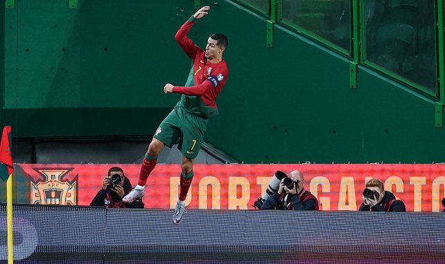 Cristiano Ronaldo avec le Portugal.