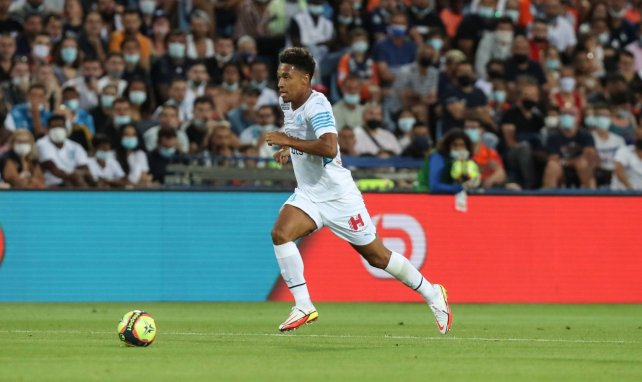 Boubacar Kamara sous les couleurs de l'Olympique de Marseille