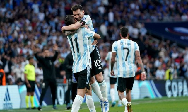 Leo Messi et Angel Di Maria remportent la Finalissima