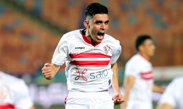 Achraf Bencharki avec le club de Zamalek.
