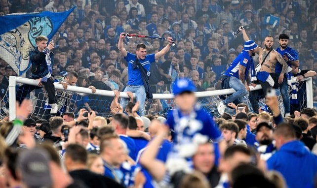 Les cages de la Veltins Arena risquent de ne plus être très droites