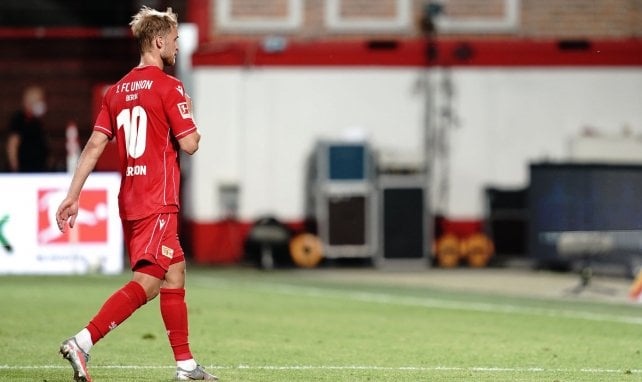 Sebastian Andersson lors de la rencontre entre l'Union Berlin et Paderborn