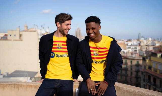 Sergi Roberto et Ansu Fati