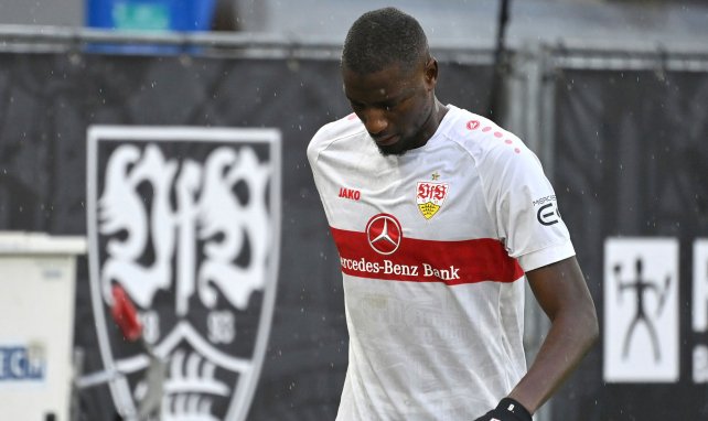 Serhou Guirassy avec le maillot de Stuttgart