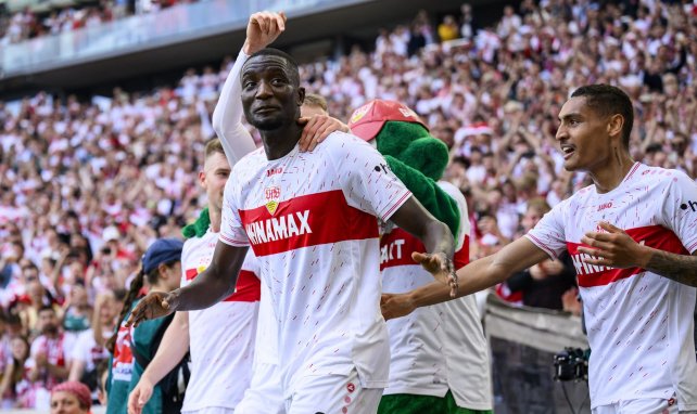 Serhou Guirassy sous le maillot du VfB Stuttgart 