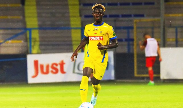 Sidi Bané en action avec le BATE Borisov