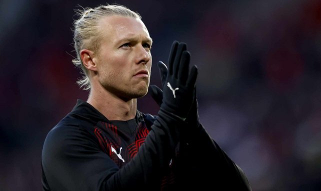 Simon Kjær, avec l'AC Milan