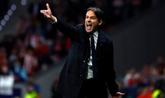 Simone Inzaghi avec l'Inter